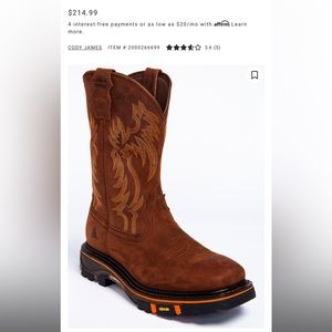 Cody James Men’s Soft Toe Brown Boots